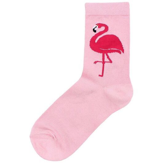 DYR Strumpor - DJUR Galopp - Pastel Pink Flamingo