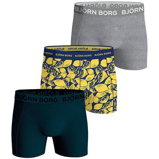 Björn Borg Boxershorts - 3-pack - Blå/Grå