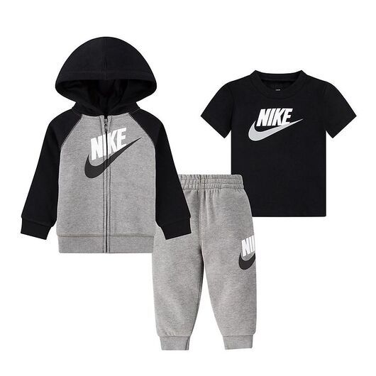 Nike Sweatset - Cardigan/Sweatpants/T-shirt - Kol Heather