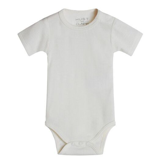 Hust and Claire Body k/ä - Bet - Rib - Ull - Off White