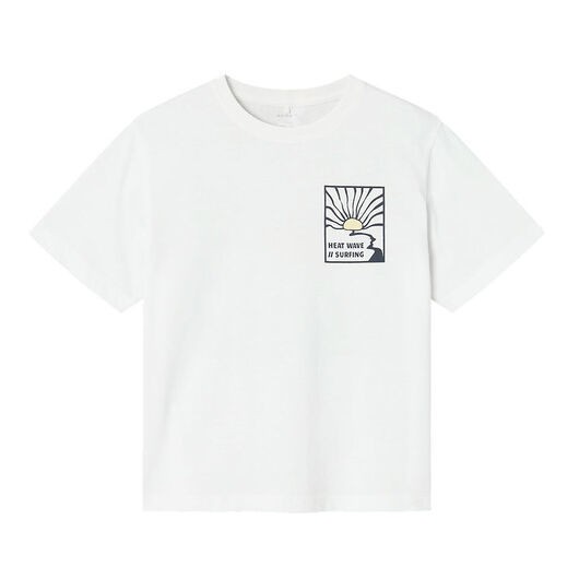 Name It T-shirt - NkmHaliam - Bright White