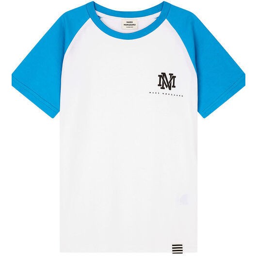 Mads Nørgaard T-shirt - Thorlino - Metyl Blue/White