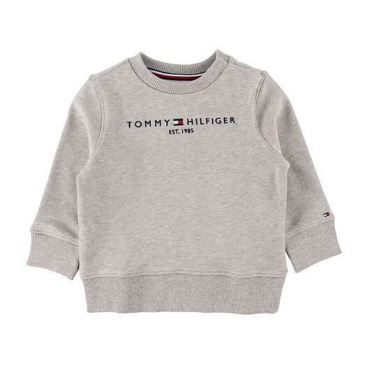 Tommy Hilfiger Sweatshirt - Essential - Organic - Gråmelerad