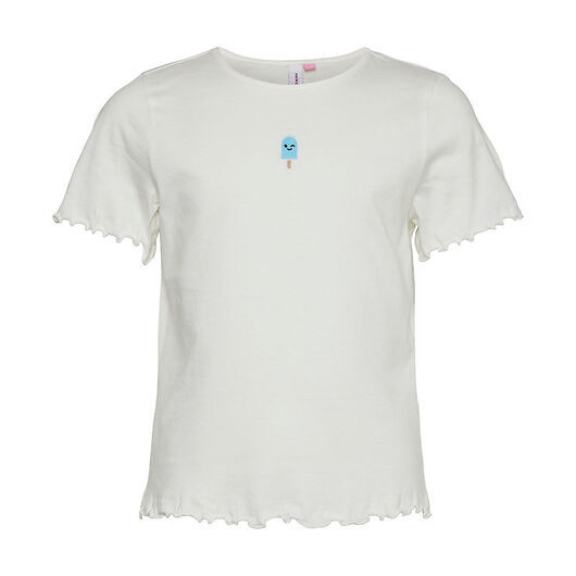 Vero Moda Girl T-shirt - VmPopsicle - Snow White/Badge