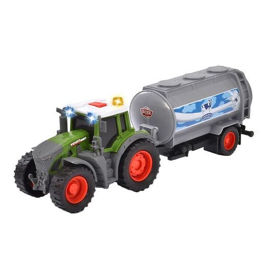 Dickie Toys Traktor - Fendt Mjölkmaskin - Ljus/Ljud