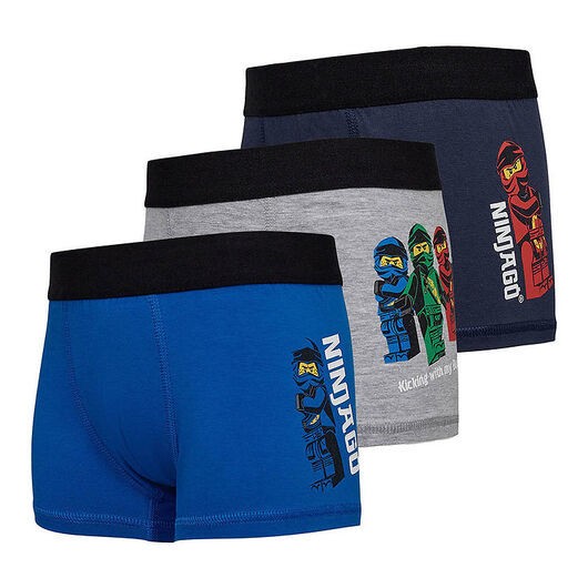 LEGOÂ®Ninjago Boxershorts - LWarve -3-pack - Blue