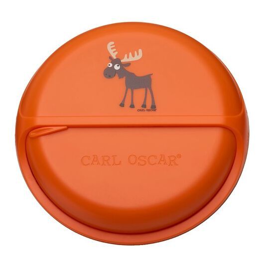 Carl Oscar Snackslåda - BentoDISC - 18 cm - Orange Moose