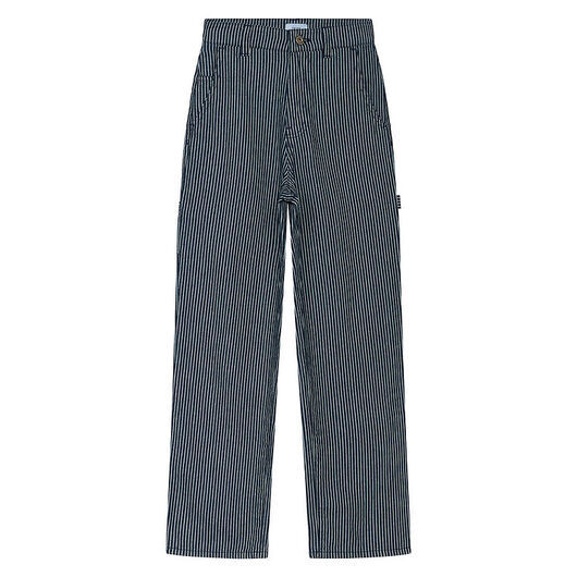 Grunt Jeans - Worker - Marinblå/Vitrandig