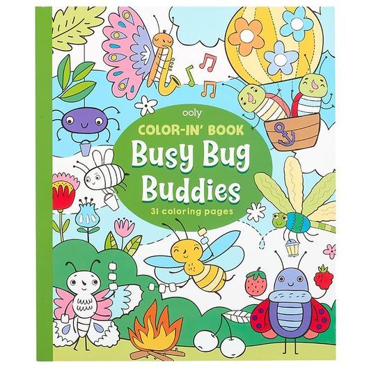 Ooly Målarbok - Busy Bug Buddies