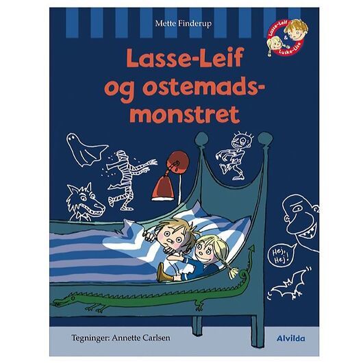 Alvilda Bok - Lasse-Leif & Ostemads-Monstret - Danska
