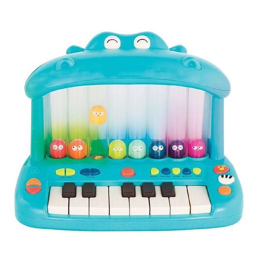 B. Toys Flodhäst Piano - Ljusblå