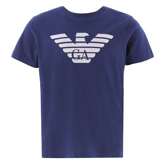 Emporio Armani T-shirt - Blå/Vit m. Logo