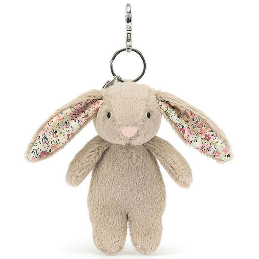 Jellycat Nyckelring - 17x4 cm - Blossom Beige Bunny Back Charm