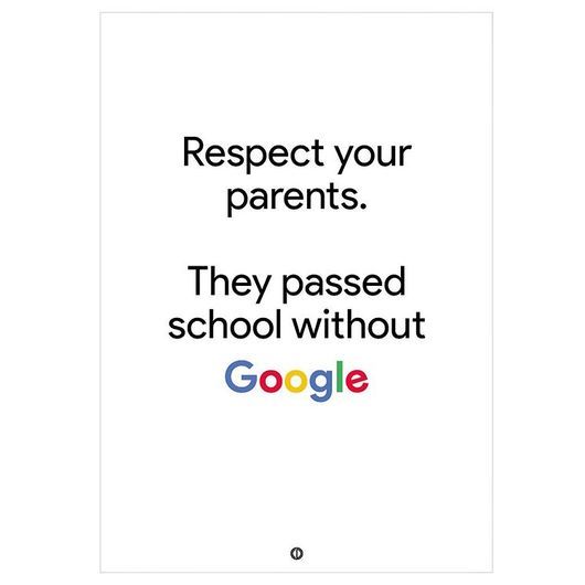 Citatplakat Affisch - 50x70 - Google