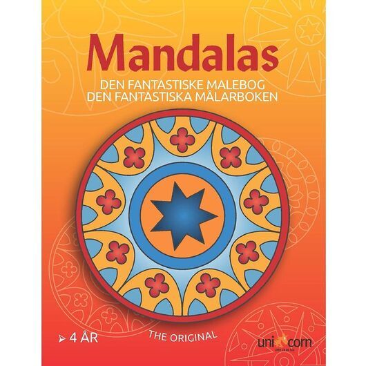 Mandalas Målarbok - Den Fantastiske Målarbok - 4 år