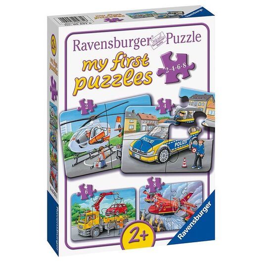 Ravensburger Pussel - My First - 4 Diverse - My Nödsituation