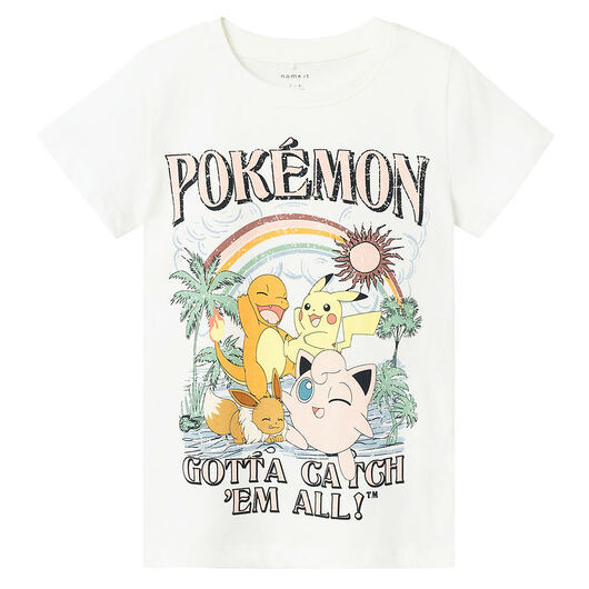 Name It T-shirt - NkfAxaja Pokémon - Bright White