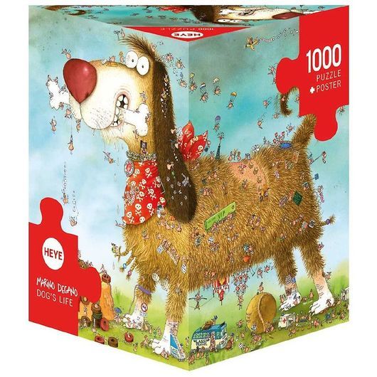 Heye Puzzle Pussel - Dogs Life - 1000 Delar