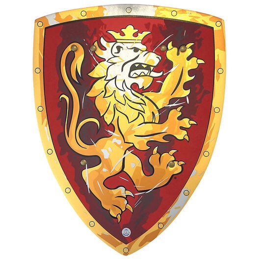 Liontouch Maskeradkläder - Noble Knight-Shield - Röd