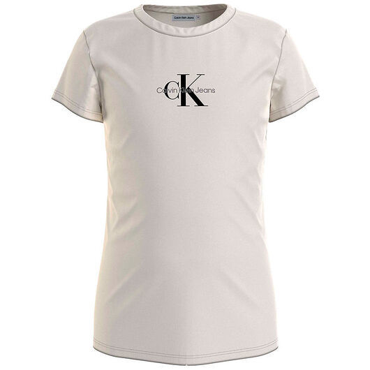 Calvin Klein T-shirt - Micro Monogram - Whitecap Grå