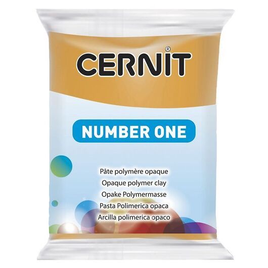 Cernit Polymer Lera - Number One - Gul Ockra