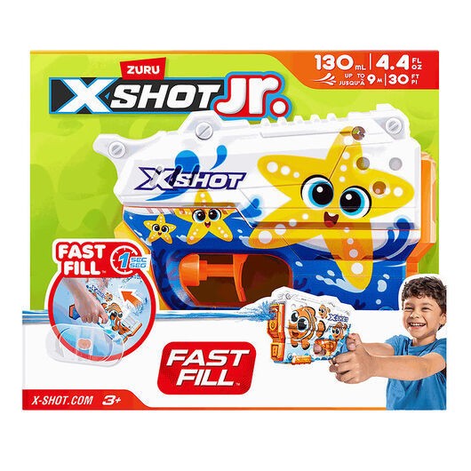 X-Shot Vattenpistol - Junior Snabbfyllning - Sjöstjärna
