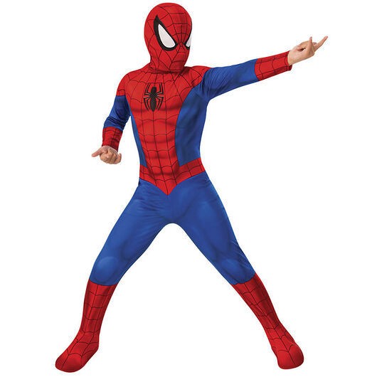 Rubies Maskeradkläder - Spider-Man Classic+ Kostym