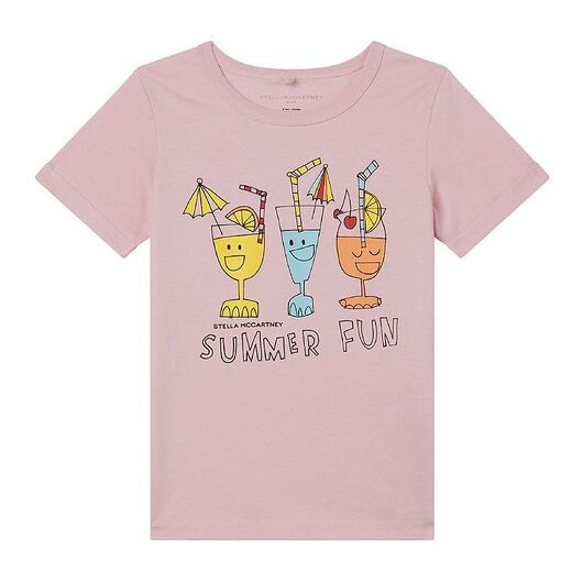 Stella McCartney Kids T-shirt - Rosa m. Drycker
