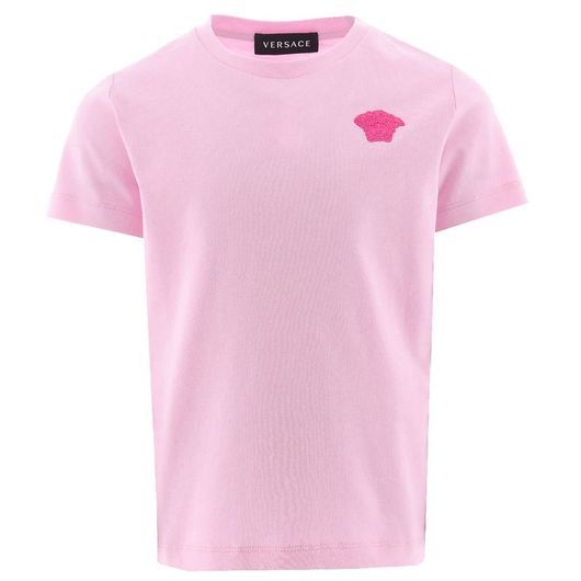 Versace T-shirt - Rosa/Fuchsia m. Logo