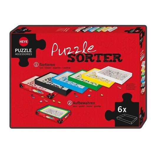 Heye Puzzle Pussel-sorteringslådor - 6 Lådor