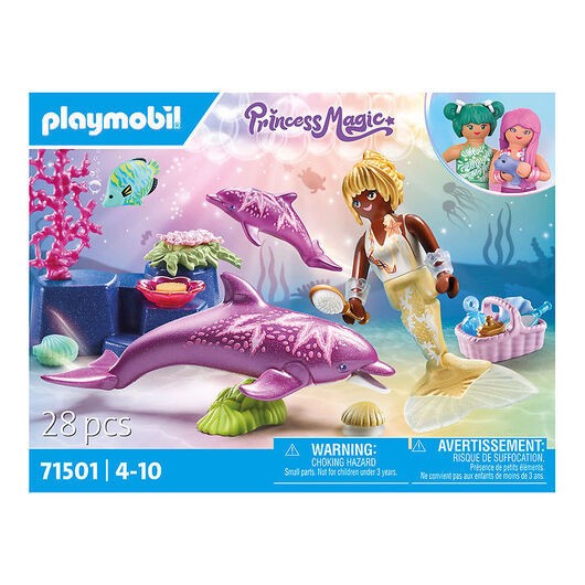 Playmobil Princess Magi - Sjöjungfru med delfiner - 71501 - 28 D