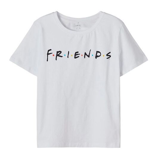 LMTD T-shirt - NlfFriends - Bright White