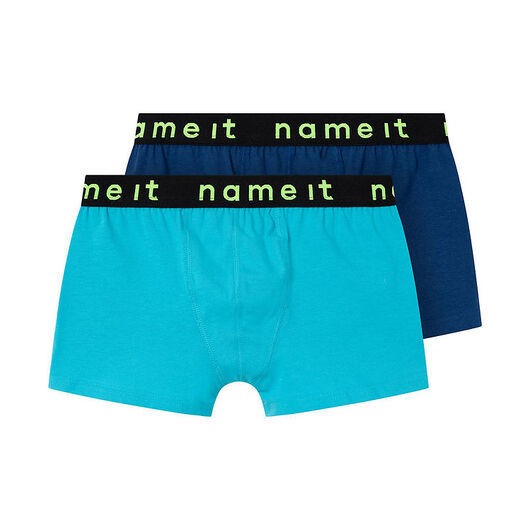 Name It Boxershorts - Noos - NkmBoxer - 2-pack - Marinblå Peony