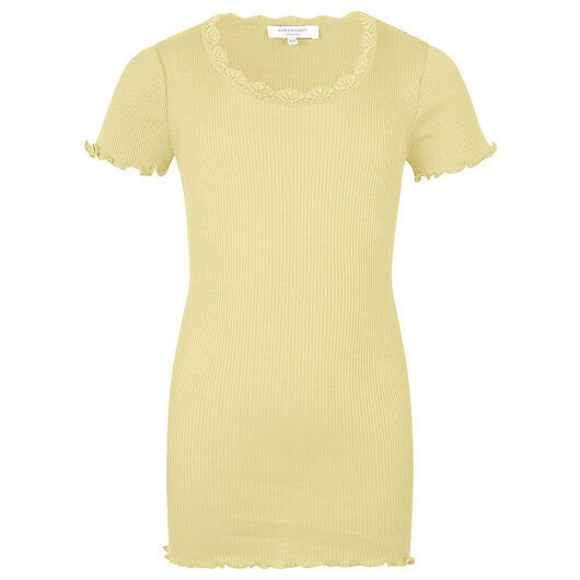 Rosemunde T-shirt - Silke/Bomull - Lemon Creme