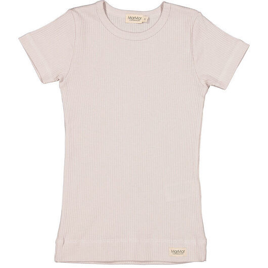 MarMar T-shirt - Modal - Rib - Knappt Rose