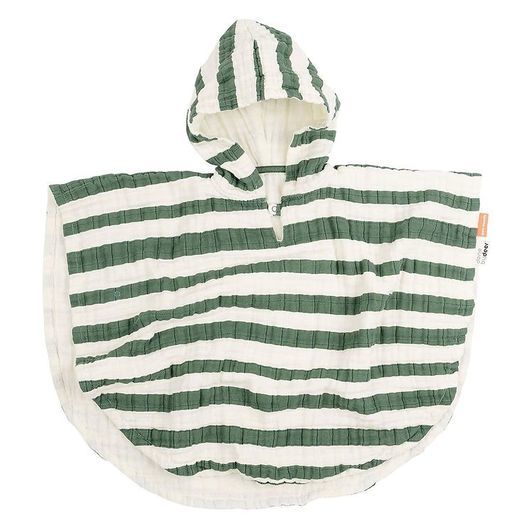 Done By Deer Badponcho - Stripes Green
