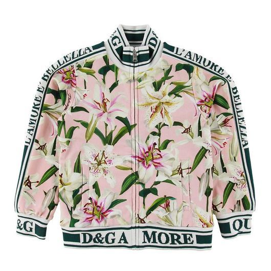 Dolce & Gabbana Cardigan - Lilium - Rosa m. Vita Liljor