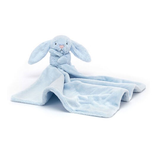 Jellycat Snuttefilt - 34x34 cm - Bashful Bunny - Baby Blue