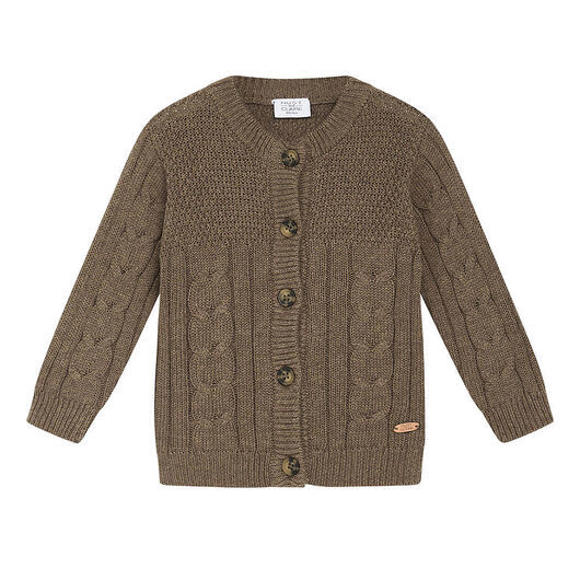 Hust and Claire Cardigan - Stickad - Charlie - Cub Brown