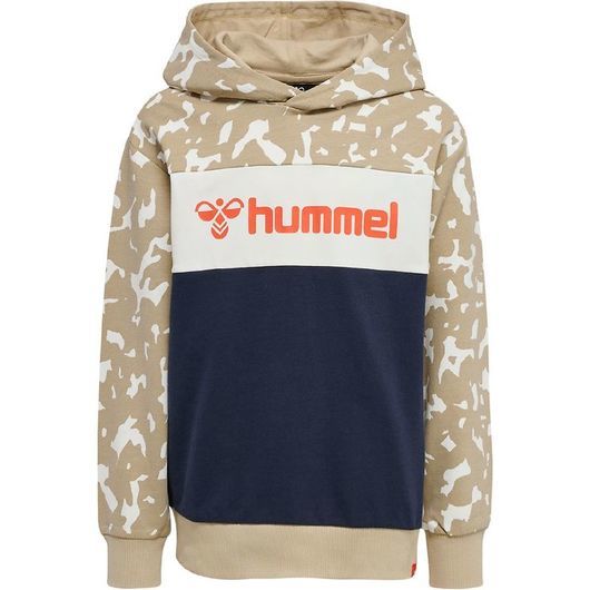 Hummel Hoodie - HmlLuke - Humus/Black Iris