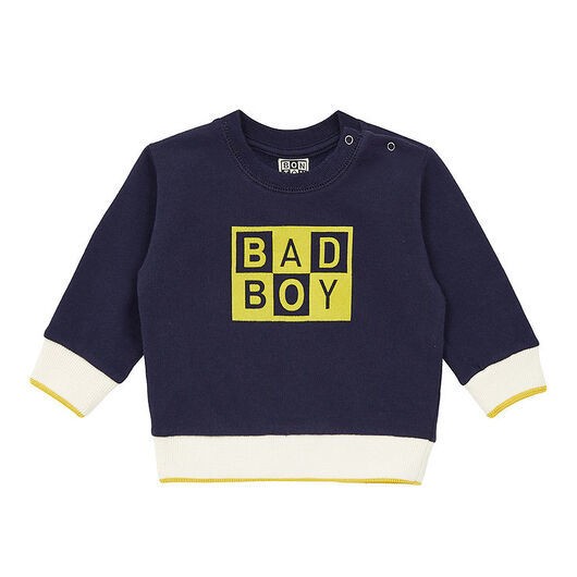 Bonton Sweatshirt - Bad Boy - Marinblå
