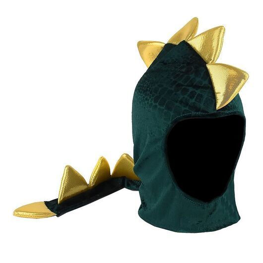 Den Goda Fen Maskeradkläder - Drakhuvud - Grön
