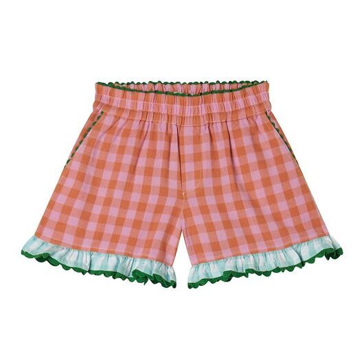 Stella McCartney Kids Shorts - Rosa/Orange markerad m. Grön