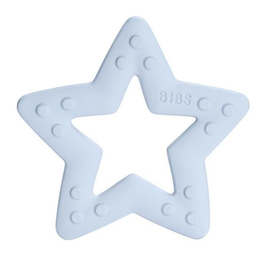 Bibs Bitring - Star - Baby Blue