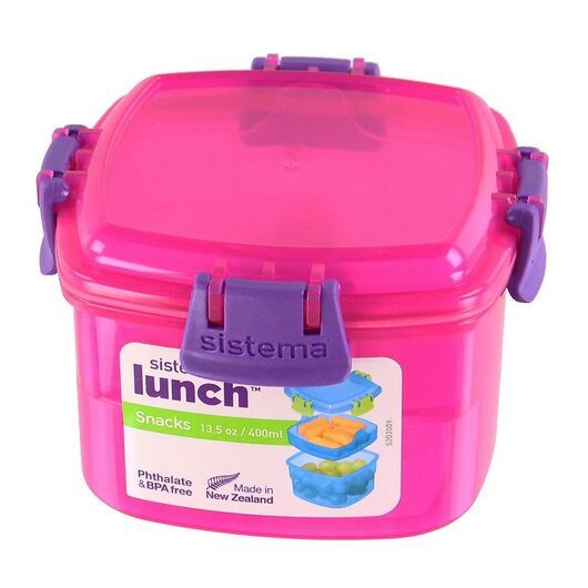 Sistema Matlåda - Lunch Snacks - 400 ml - Rosa