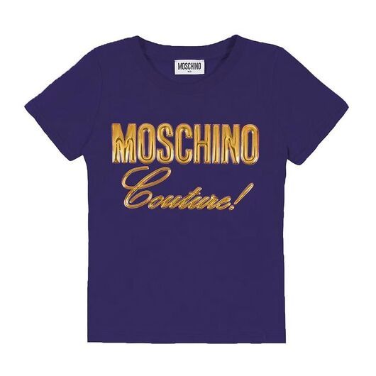 Moschino T-shirt - Marinblå m. Guld