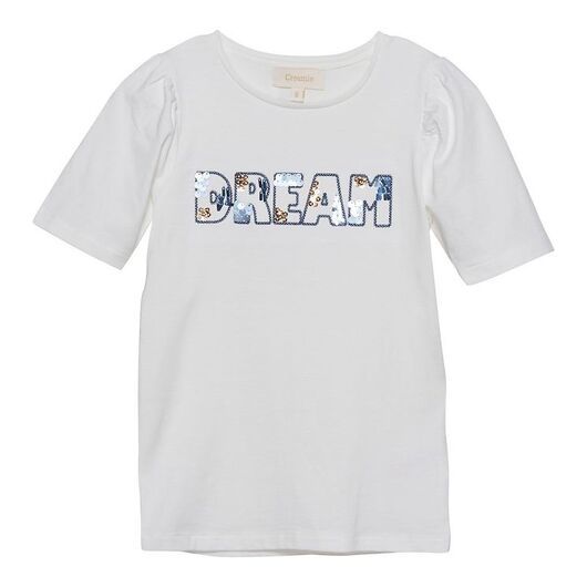 Creamie T-shirt - Cloud m. Paljetter