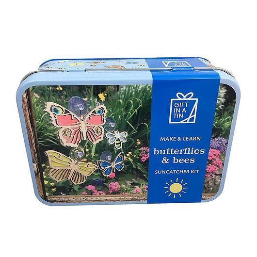 Gift In A Tin Leksaksset - Garden & Wildlife - Butterflies & Bee