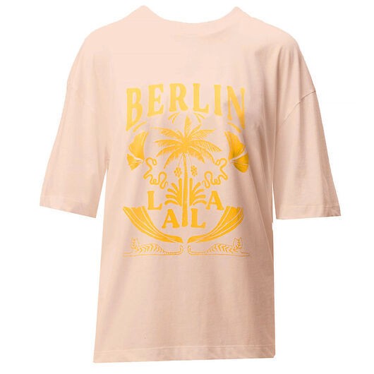 Lala Berlin T-shirt - Celia - Lala Palm Rosa