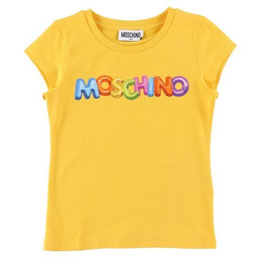 Moschino T-shirt - Gul m. Tryck
